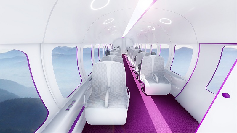 Hyperloop in economy class (Picture: TransPod)