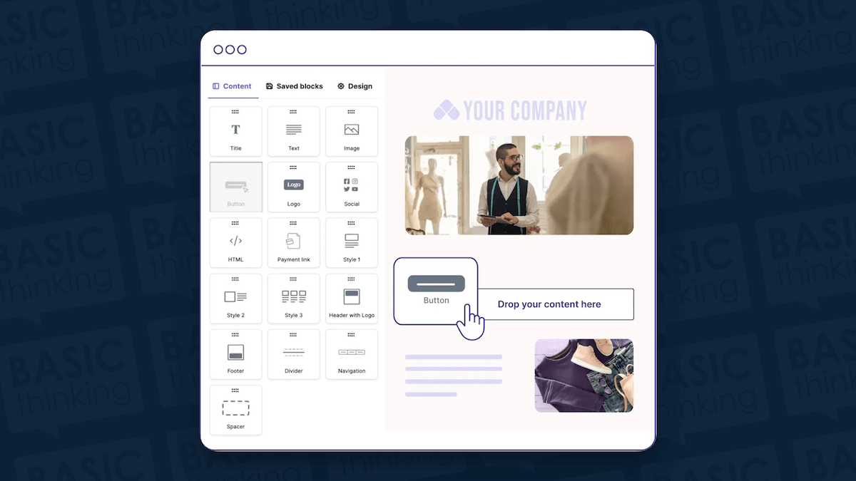 Brevo Review Test Drag-and-Drop Newsletter