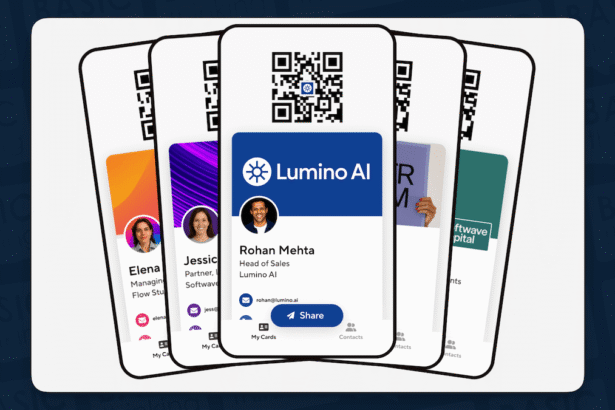 Blinq Test Review digital virtual Business Cards Blinq.me