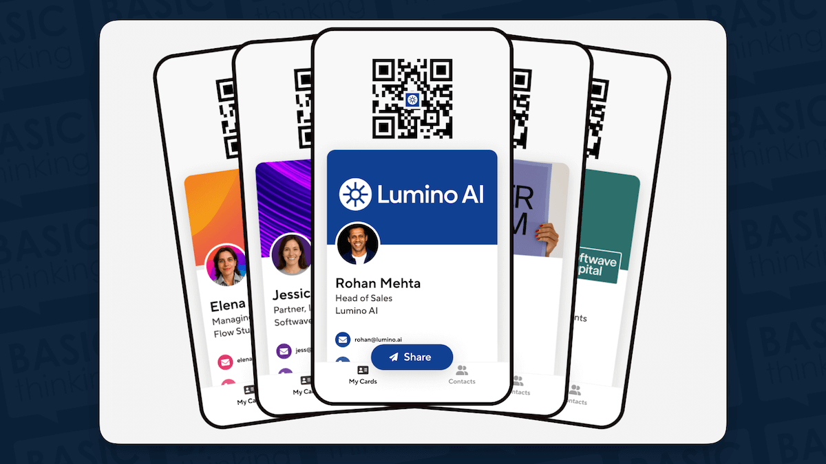 Blinq Test Review digital virtual Business Cards Blinq.me